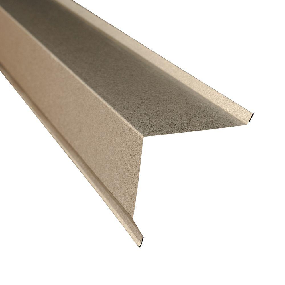 5 in. x 10.5 ft. Gable Flashing Trim in Galvalume