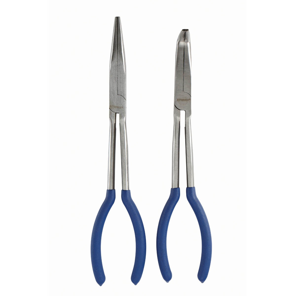 2 Pc 11 in. Straight & 90 Offset Long Reach Pliers